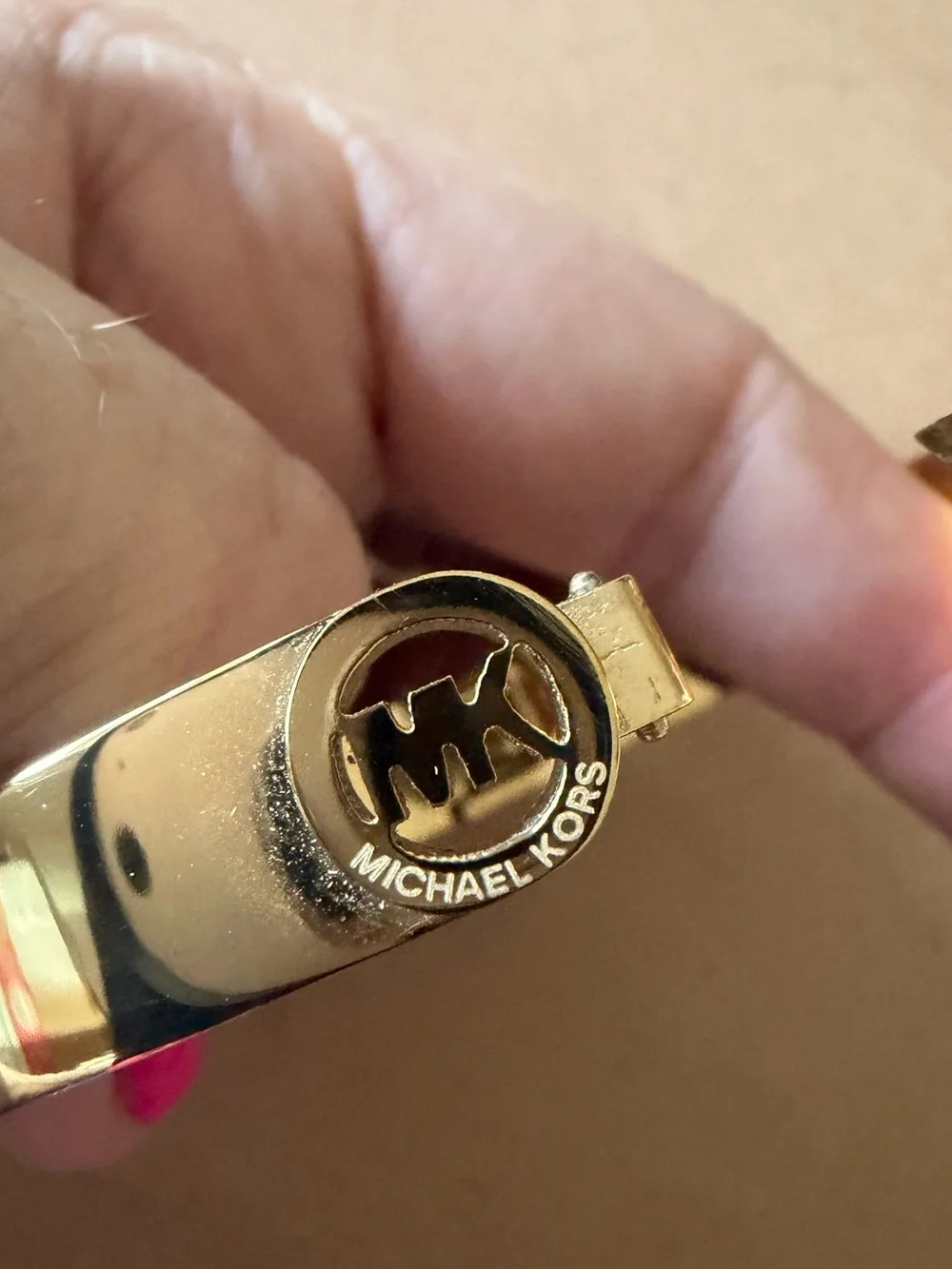 Michael Kors gold tone bracelet